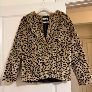 WYLDR Animal Print Teddy Jacket